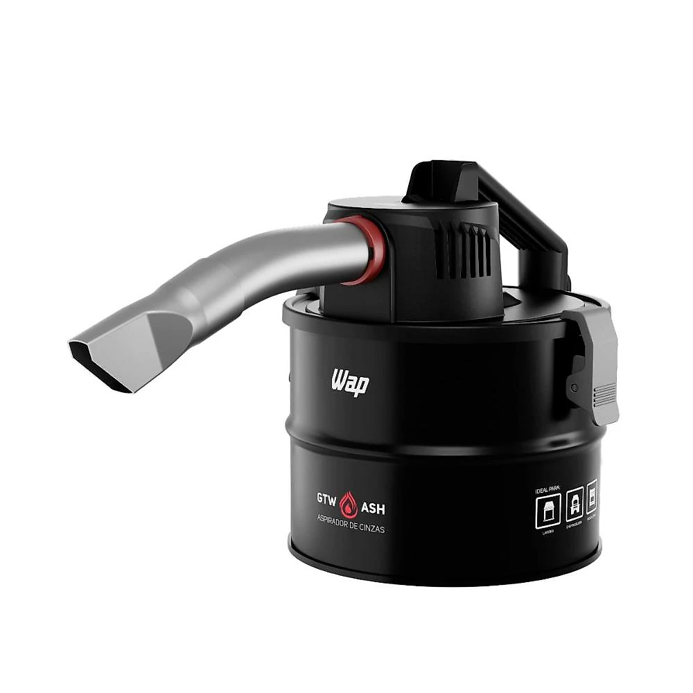 Aspirador de cinzas wap gtw ash para churrasqueira, filtro hepa e alça de transporte 127v