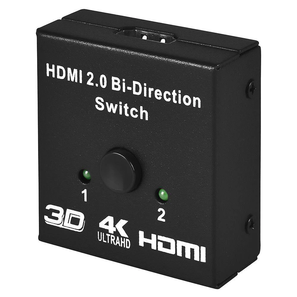 Divisor HDMI Evus C-081 4K 2 Saidas 1 Entrada Seletor HDMI Full HD 1080p