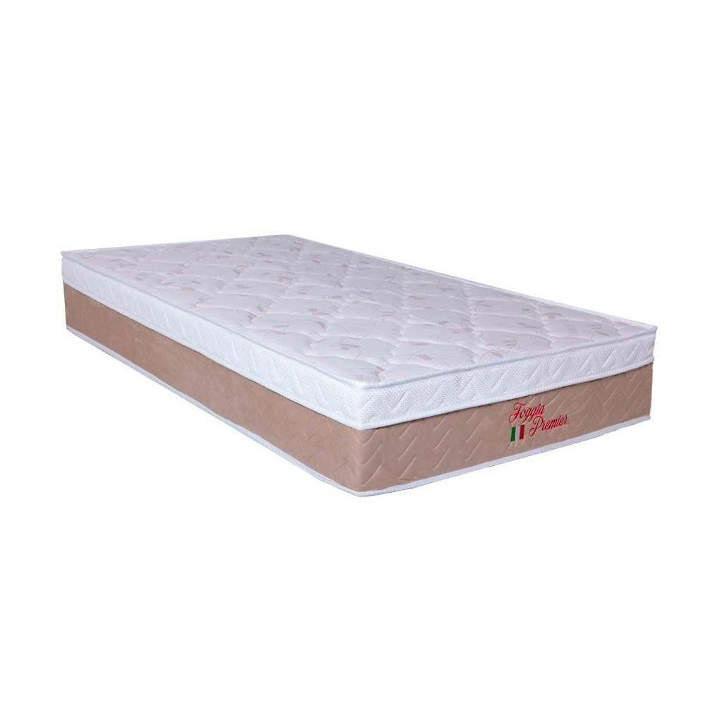 Colchão Solteiro Ortopédico D28 Euro Pillow 78x188x28CM Bege Orthoflex
