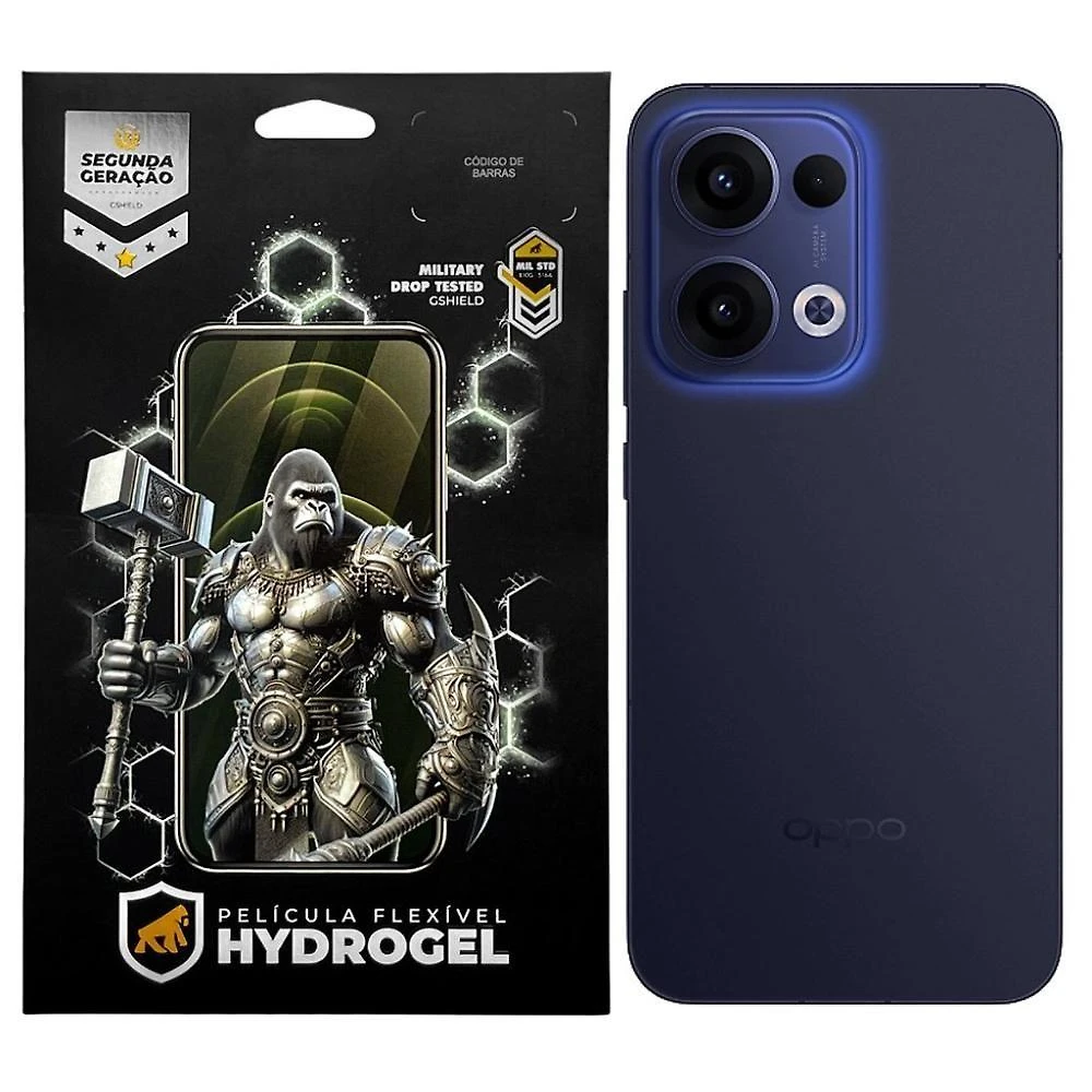 Película Gshield para Oppo Reno 13 5G Traseira Hydrogel HD com Proteção Contra Riscos Transparente 1