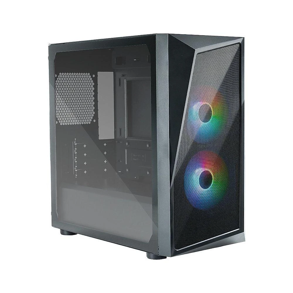 Gabinete Cooler Master Cmp 320 Lateral De Vidro - 2 Fans Argb De 120 Mm - Preto - Cp320-kgnn-s00
