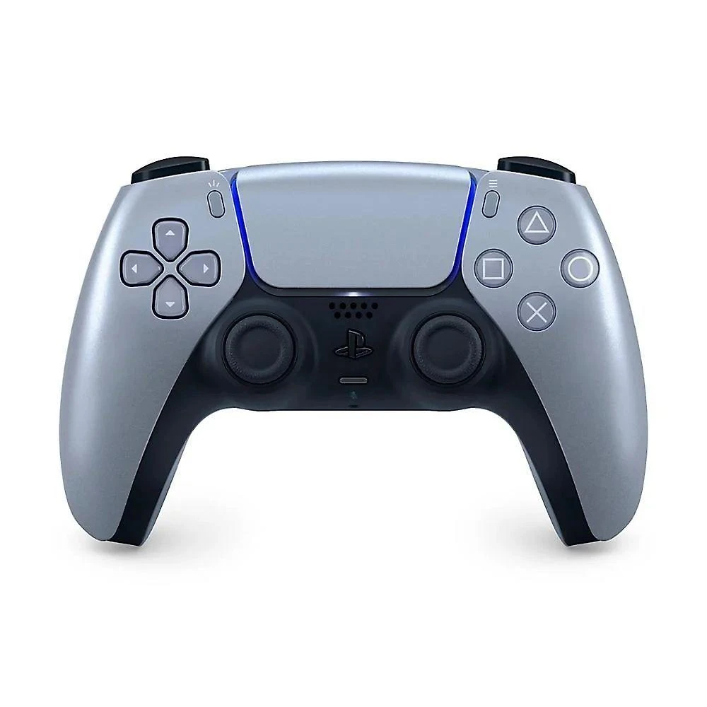 Controle sem Fio Sony Dualsense Sterling Silver para PS5 PC Bluetooth 5.1 Prata