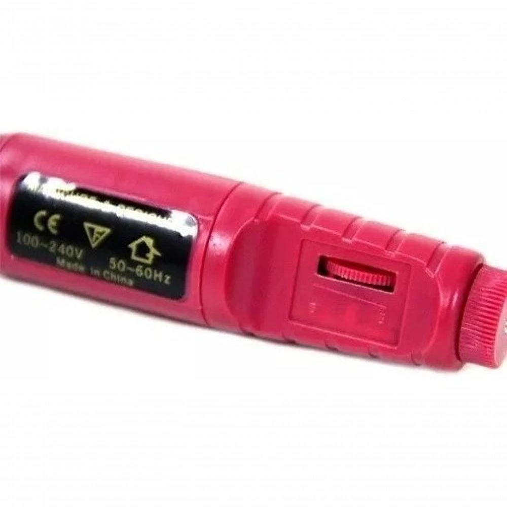 Lixadeira Lixa Motor Unha Elétrica Profissional Bivolt Rosa Bivolt