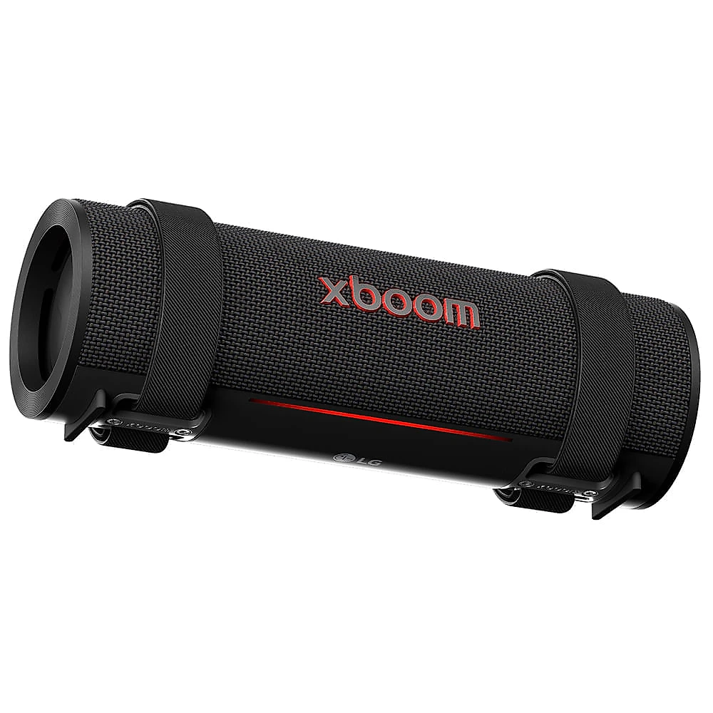 Caixa de Som LG XBOOM Grab, Recarregável, IP67, até 20h de Reprodução, Luzes Multicolor e Resistência Militar Bivolt