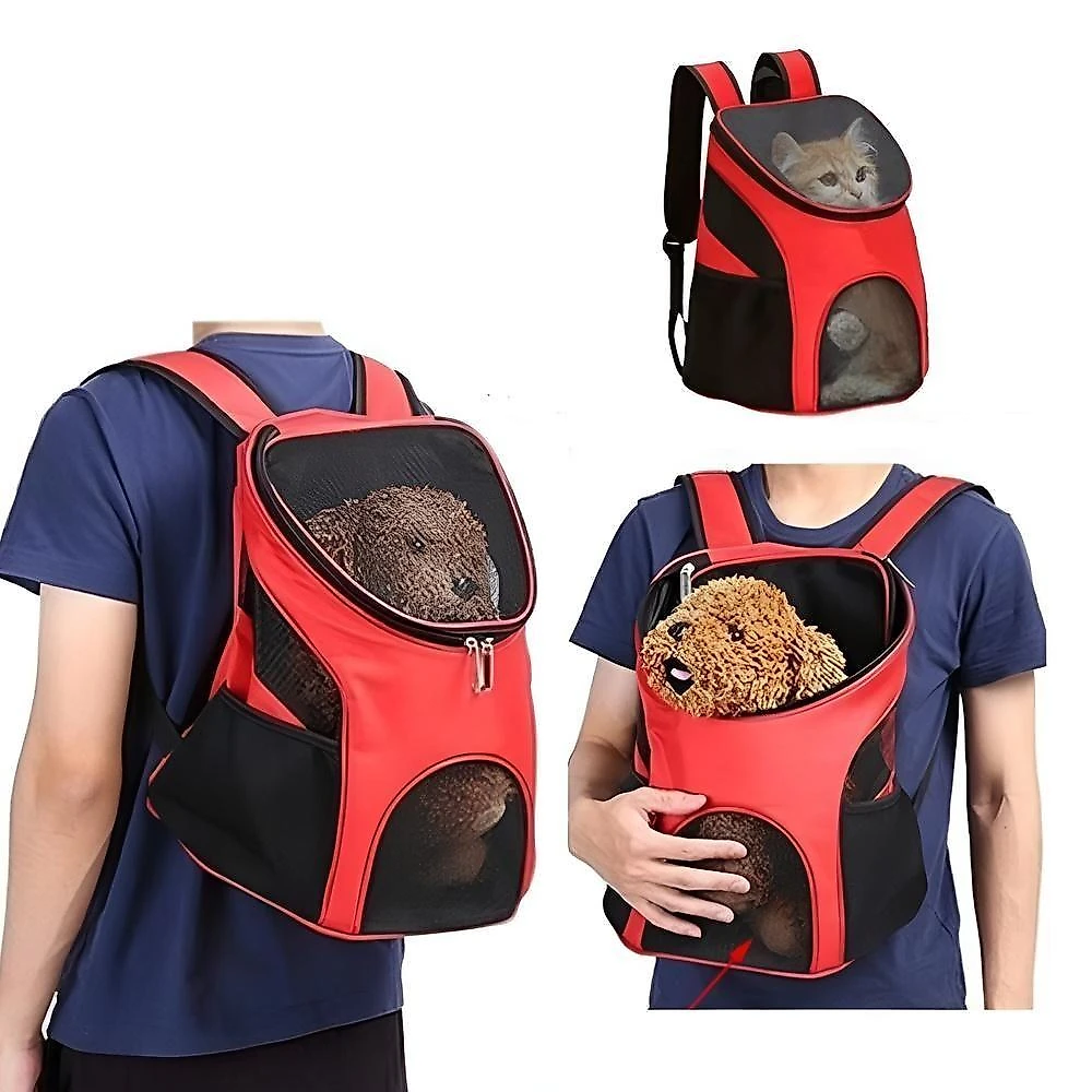 Mochila Caes Bolsa Transporte Gatos Passeio Pet Dog Bag Viagem Canguru Cachorros Petshop Bolsos