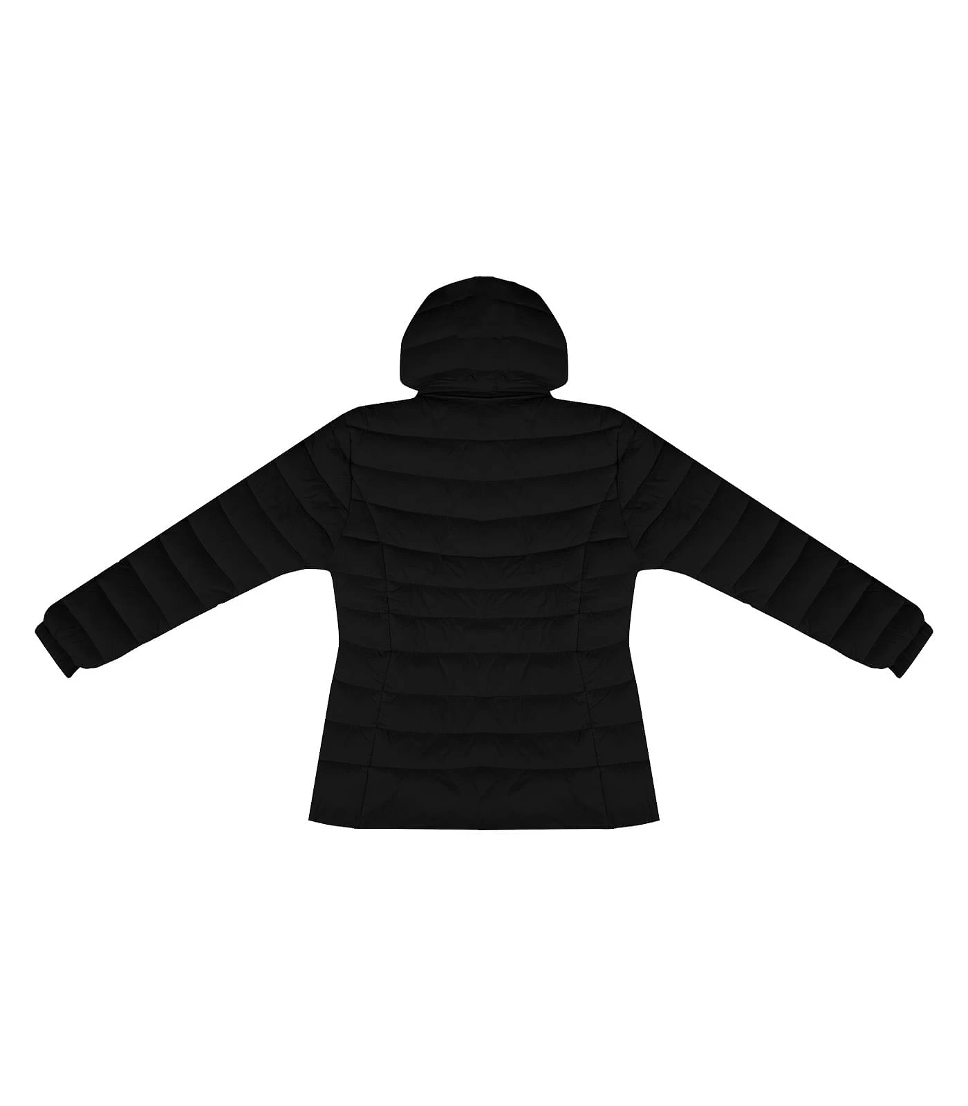 Miniatura Jaqueta Feminina Plus Size Com Capuz Sea Surf Preto G1