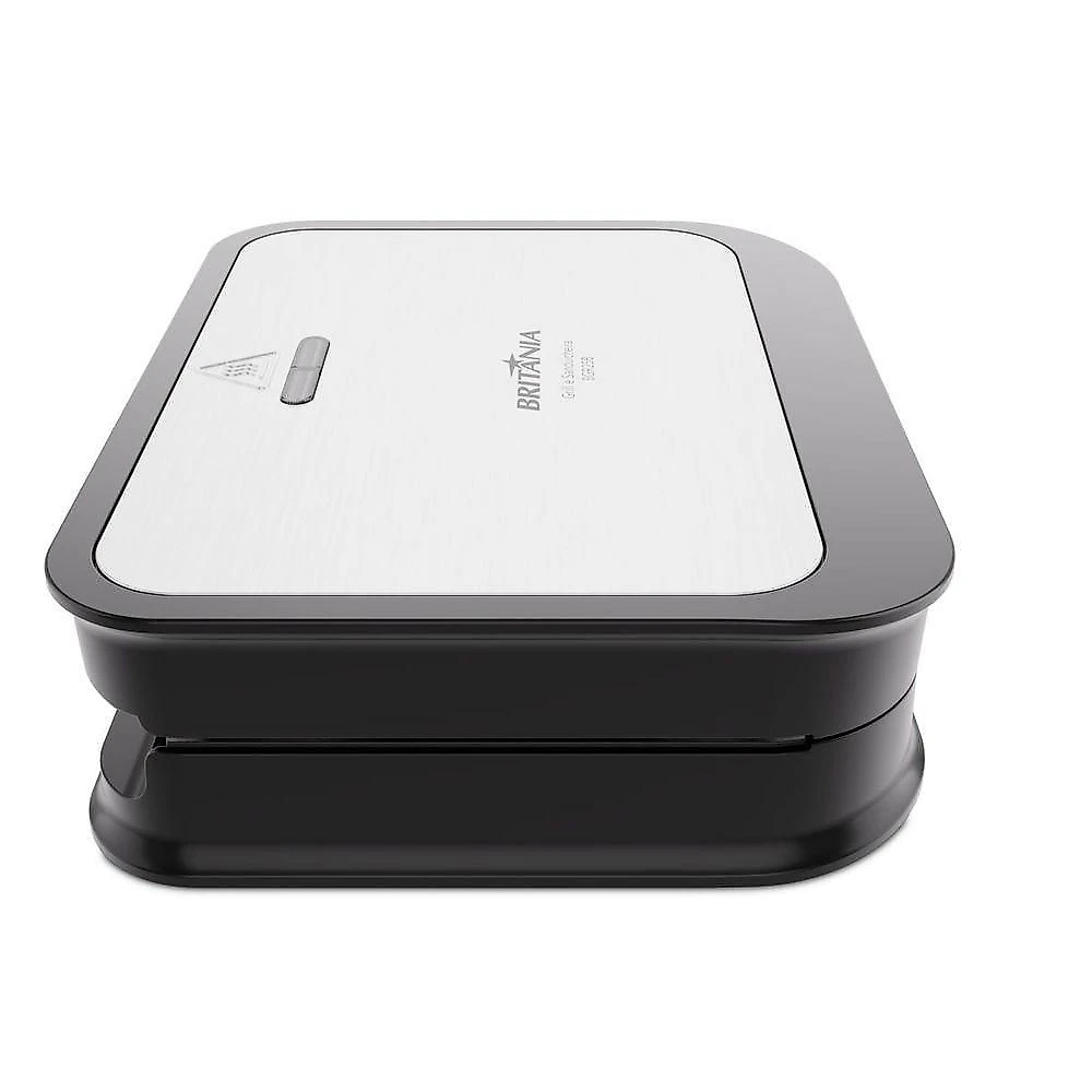 Sanduicheira e Grill Britânia BGR25B 2 em 1 Antiaderente Inox 750W 110V 28CM