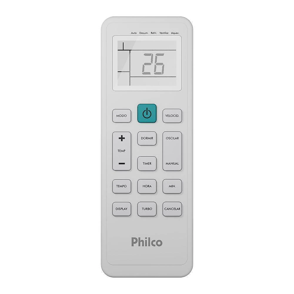 Ar condicionado split philco 12000 btus frio 220v pac12fi