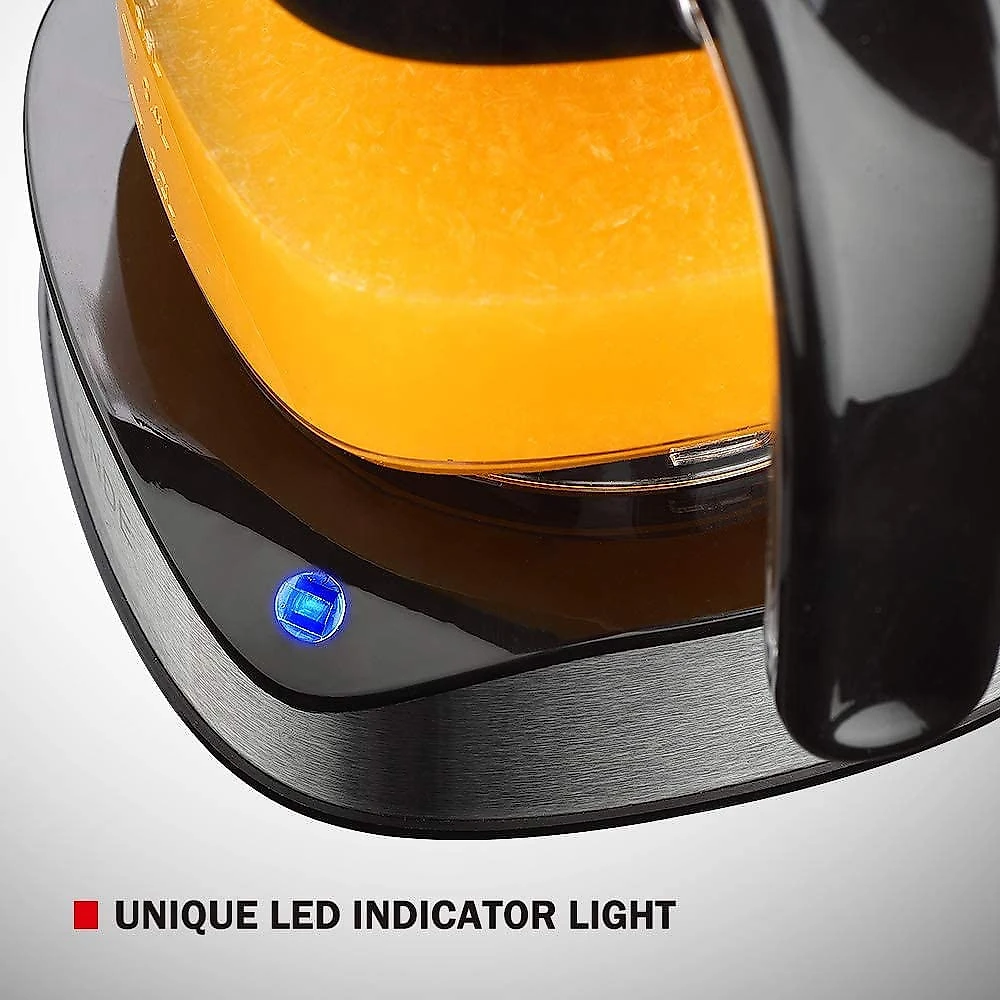 Electric Citrus Juicer 12L Large Volume Orange Squeezer with Powerful Motor and LED Working Lamp Electric Juicer Extractor for Orange Lemon Lime Grapefruit by LUUKMONDE