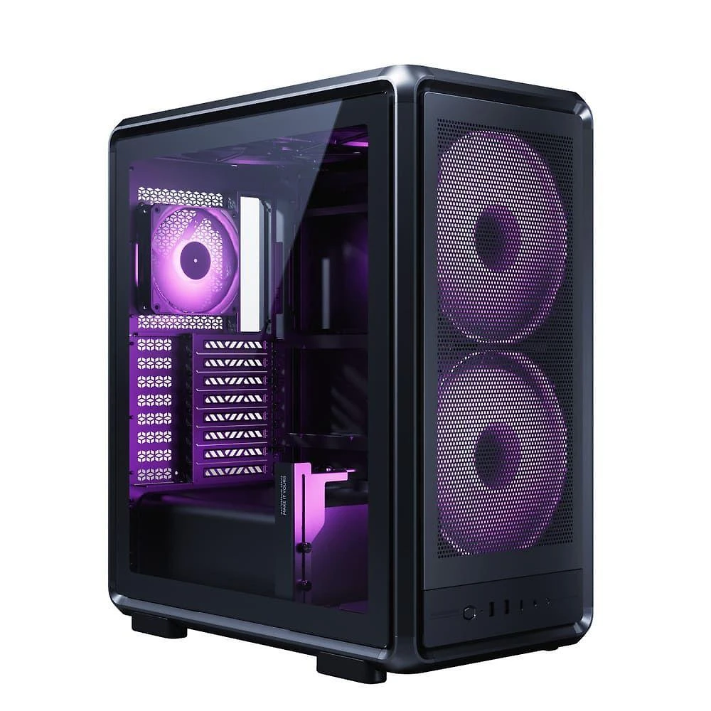 Gabinete Cooler Master Masterframe 500 Mesh ARGB Preto MF500M-KHNN-S01 com Iluminação ARGB