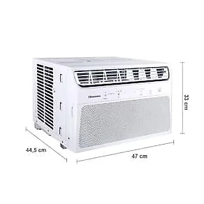 Ar-Condicionado de Janela Hisense AW-08CWBRVGU02 Wi-Fi 7.500 BTUs Frio Branco – 110V