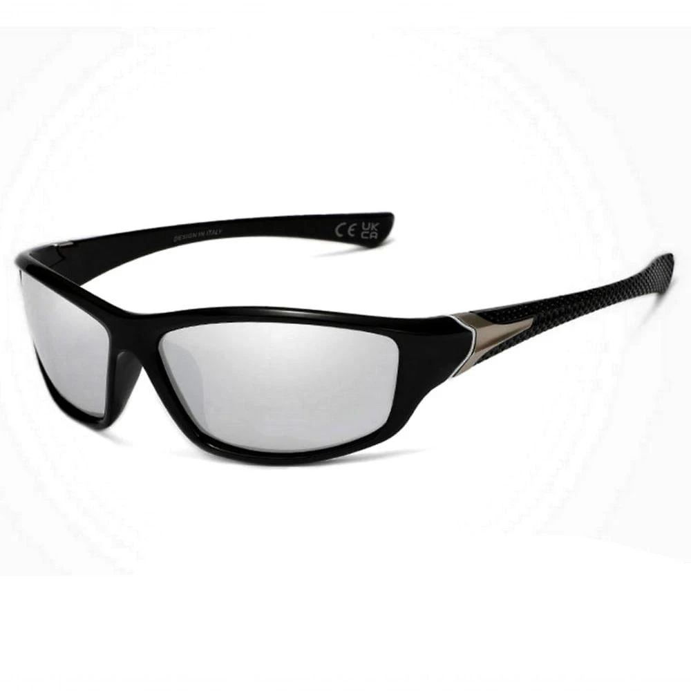 Óculos De Sol Masculino Polarizado Clássico Esportivo Proteção Uv400 Cinza