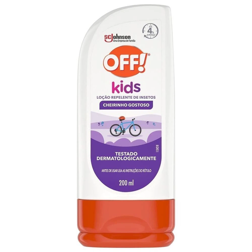 Repelente Off Kids Loção Leve 200ml Pague 117ml