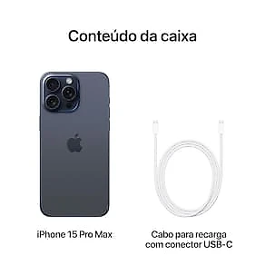 Apple iPhone 15 Pro Max 256GB - Titânio Azul