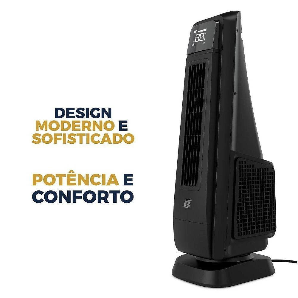Ventilador Torre Britânia 127W 3 Velocidades Preto BVT91A 110V