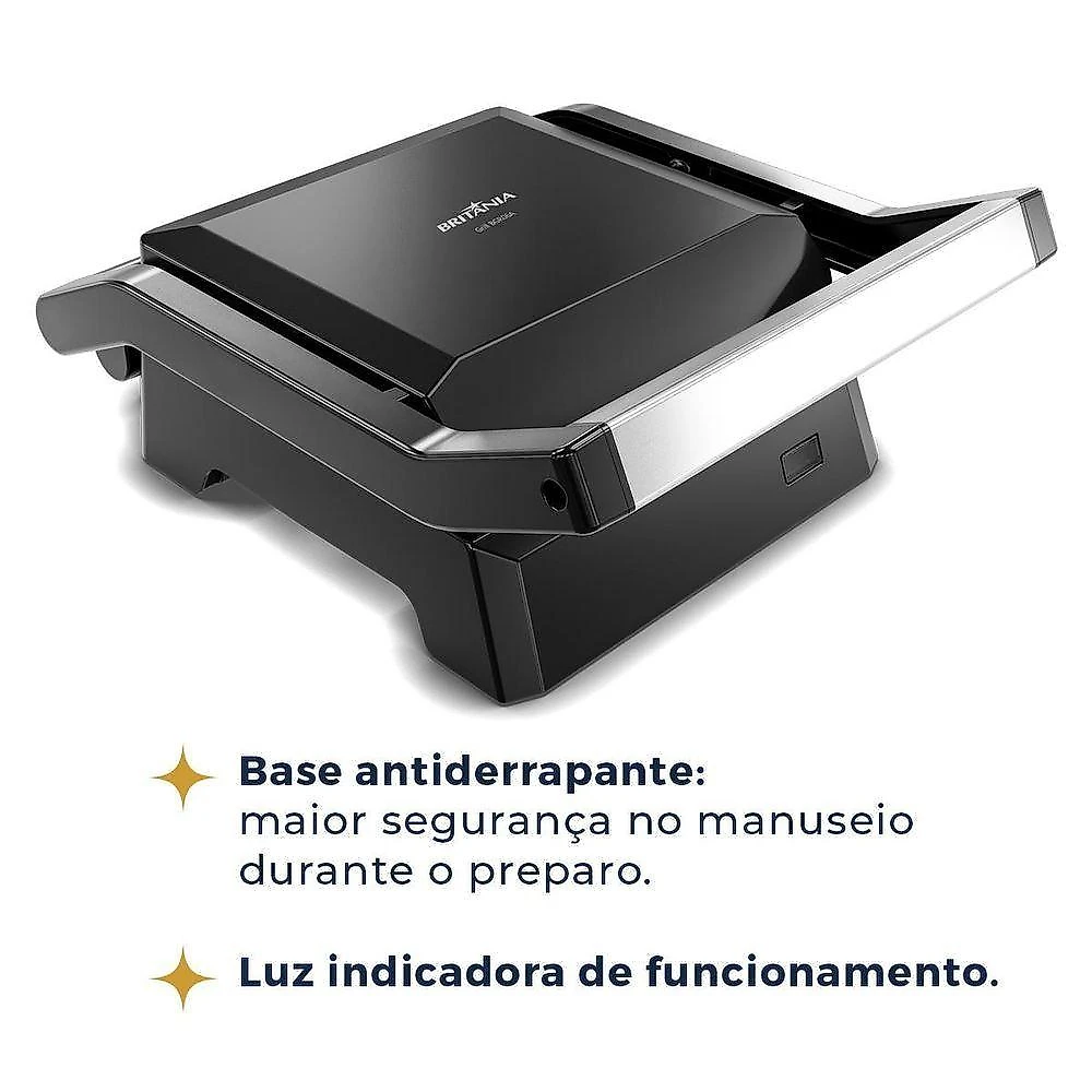 Grill Britânia Abertura Dura Mais 520W BGR06A 220V