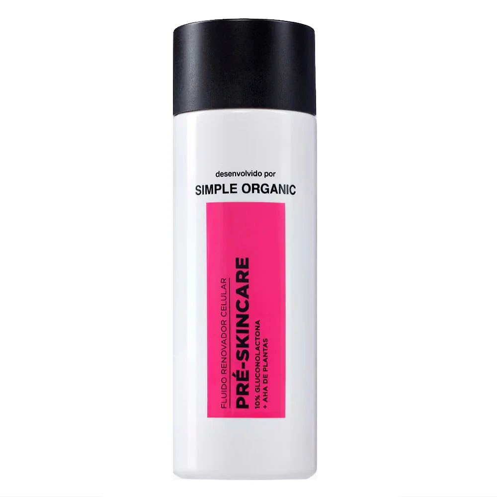 Miniatura Pré-Skincare Simple Organic Fluido Renovador Facial 120ml
