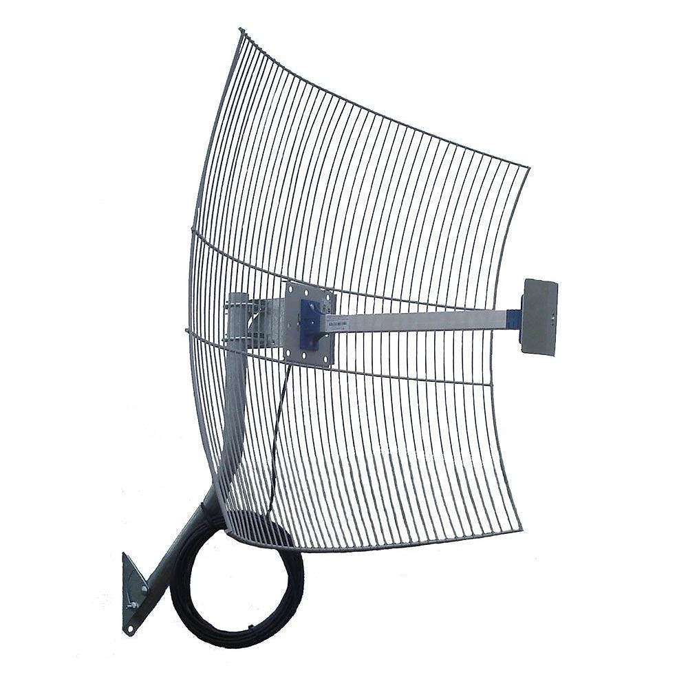 Antena Direcional PQAI2510-01 25 DBI 2,4 GHZ com Kit de Fixação Proeletronic