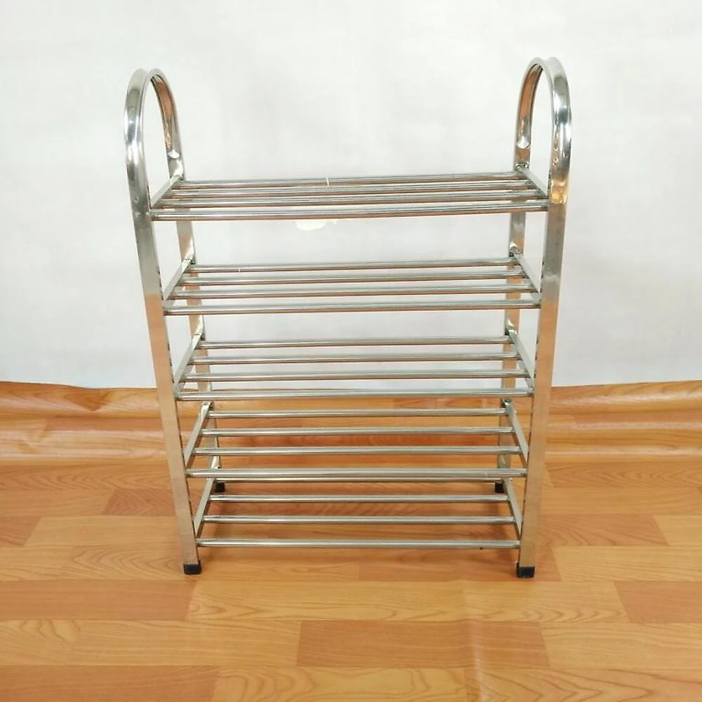Sapateira Organizadora 5 Prateleiras Metal Plastico Multiuso Quarto Closet Kangur