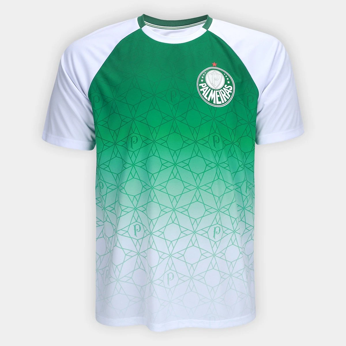 Miniatura Camisa Palmeiras Away III Masculina Verde+Branco - G