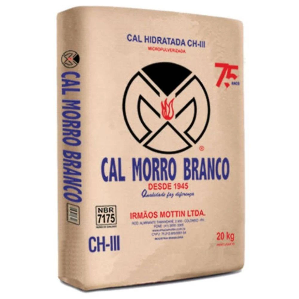 Cal Hidratada Ch-iii Morro Branco 20.kg