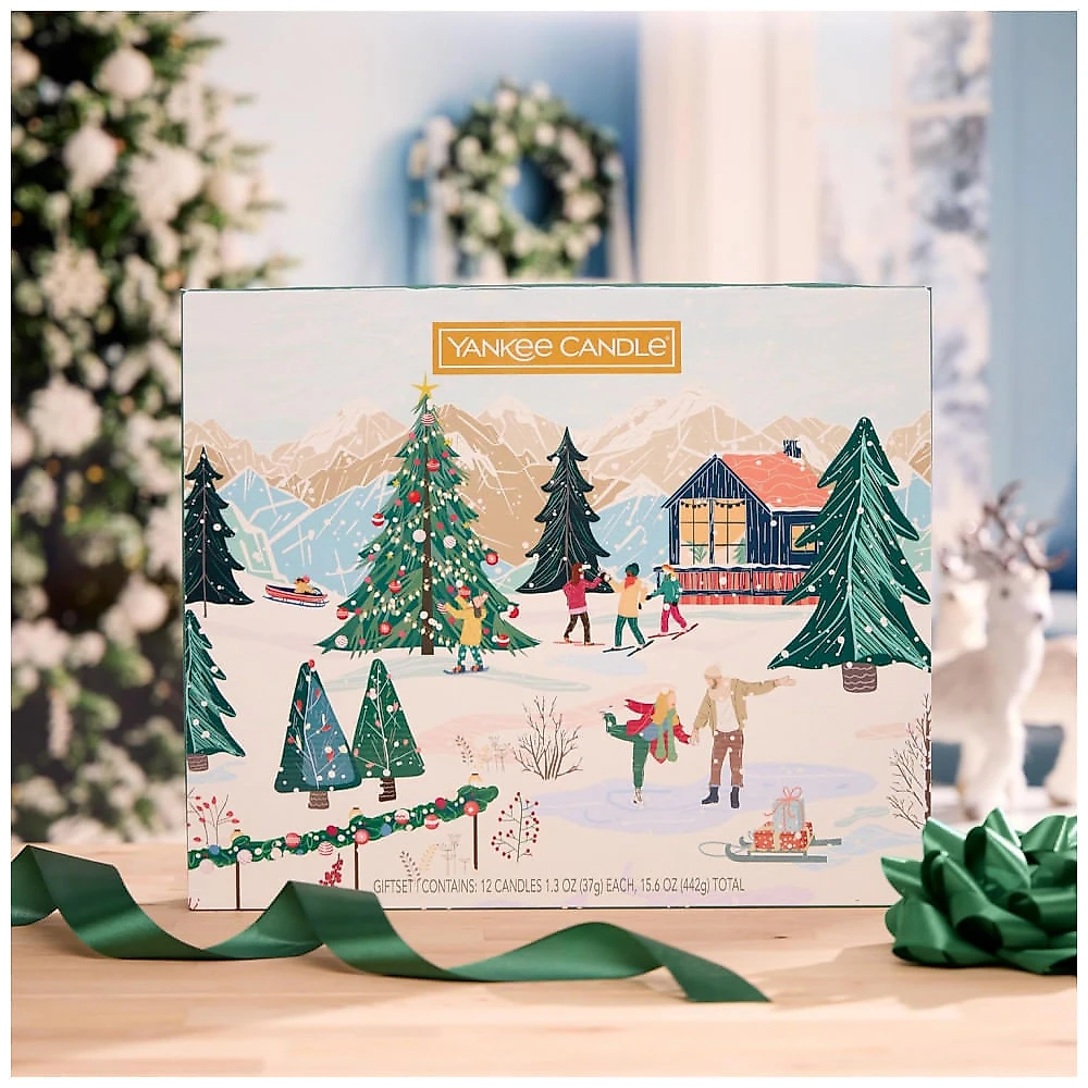 Calendário do Advento de Velas Yankee Candle Mini Jars 12 Dias de Natal 2025