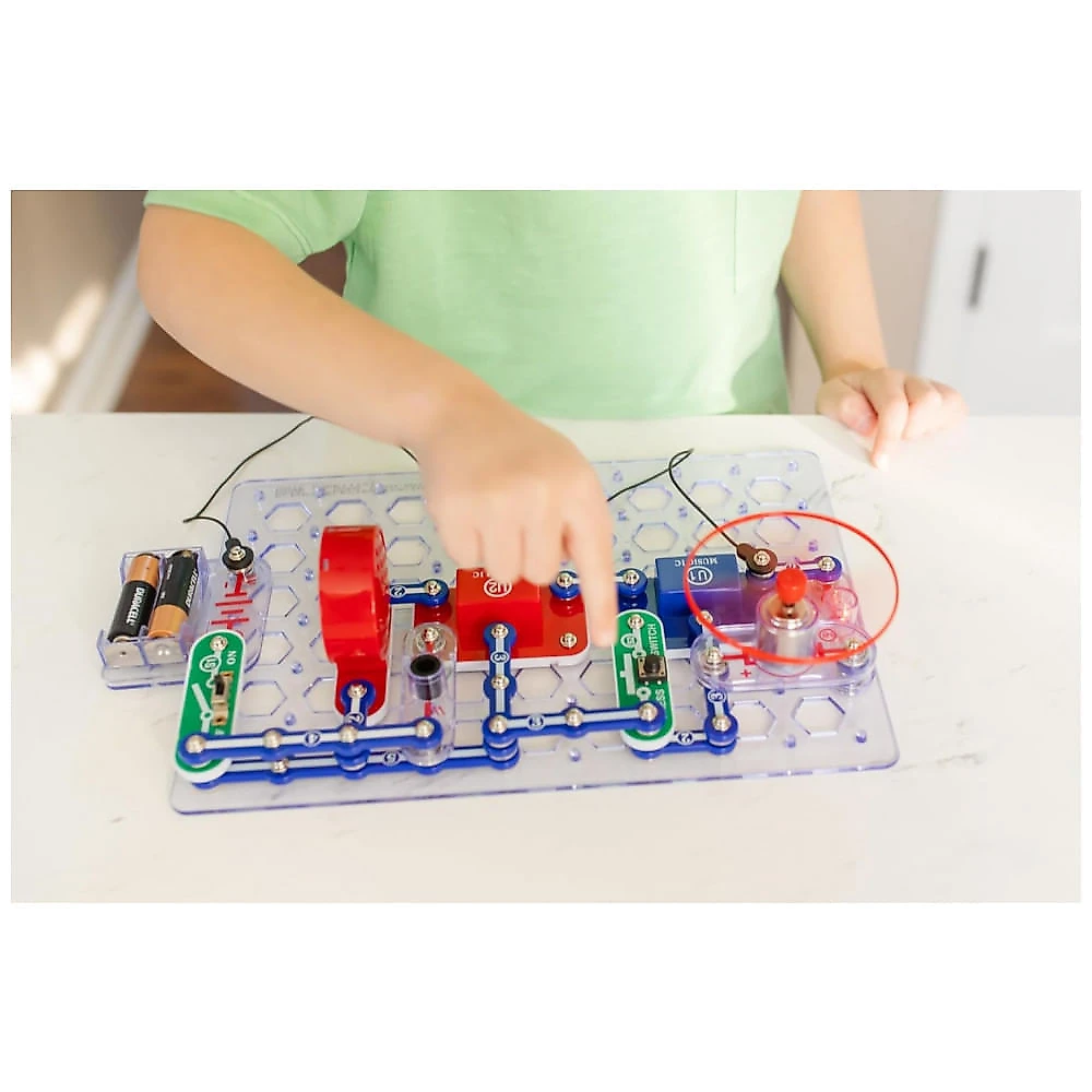 Snap Circuits Extreme SC-750 – Kit Educacional de Eletrônica com Mais de 750 Projetos para Crianças a Partir de 8 Anos