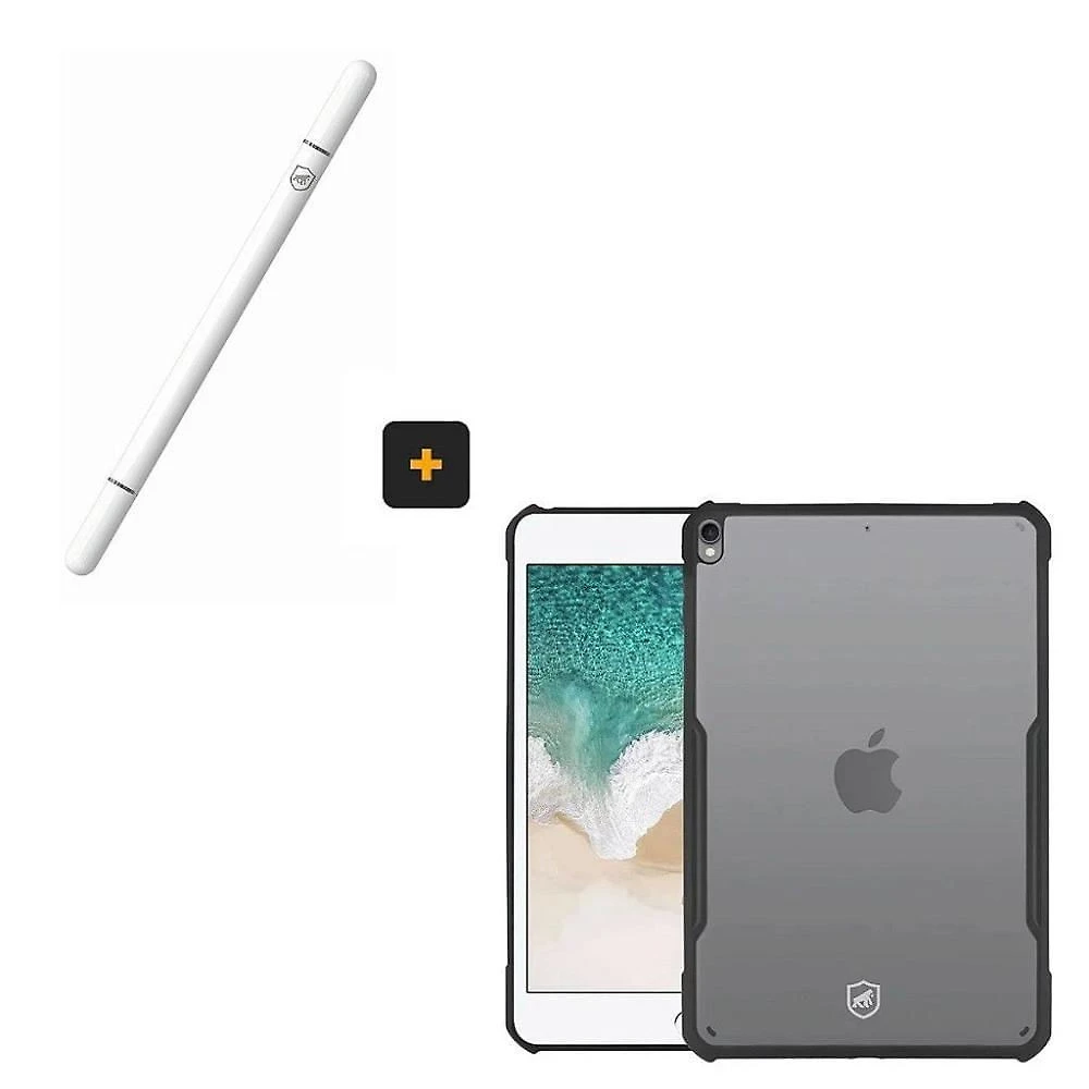 Kit Capa Dual Shock X E Caneta Dinamic Para Ipad Pro 10.5 - Gshield