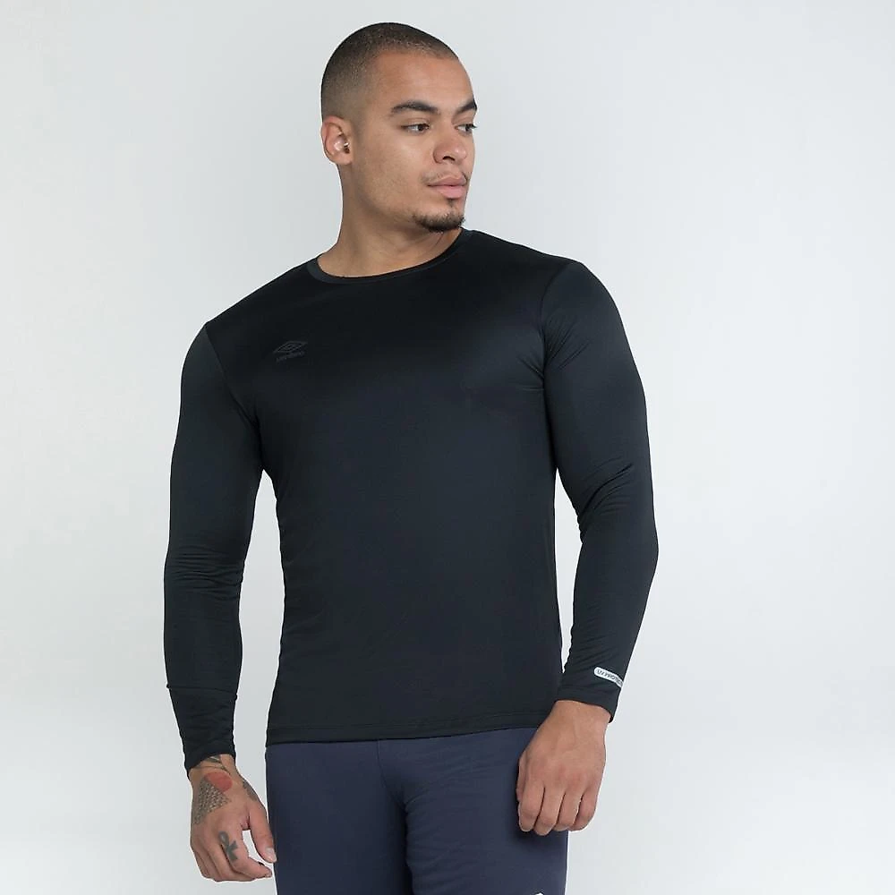 Camisa ml masculina umbro basic uv g