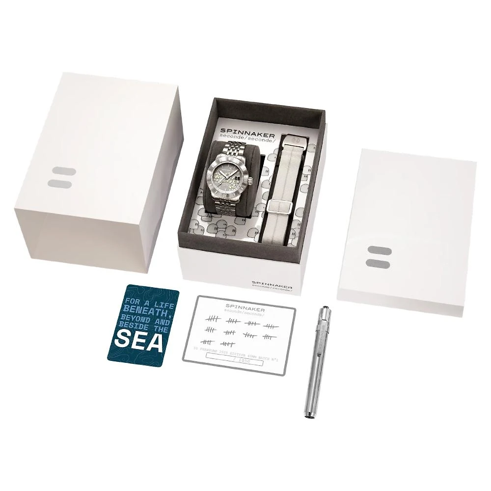 Relógio Spinnaker Fleuss Automatic Phantom Steel SP-5170-11A 40mm