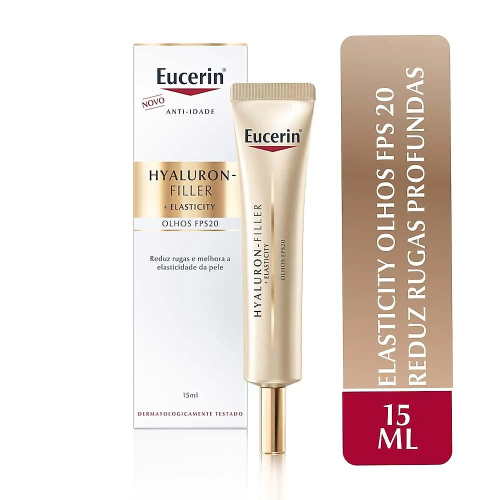 Creme de olhos antirugas eucerin hyaluron-filler + elasticity fps20 15ml