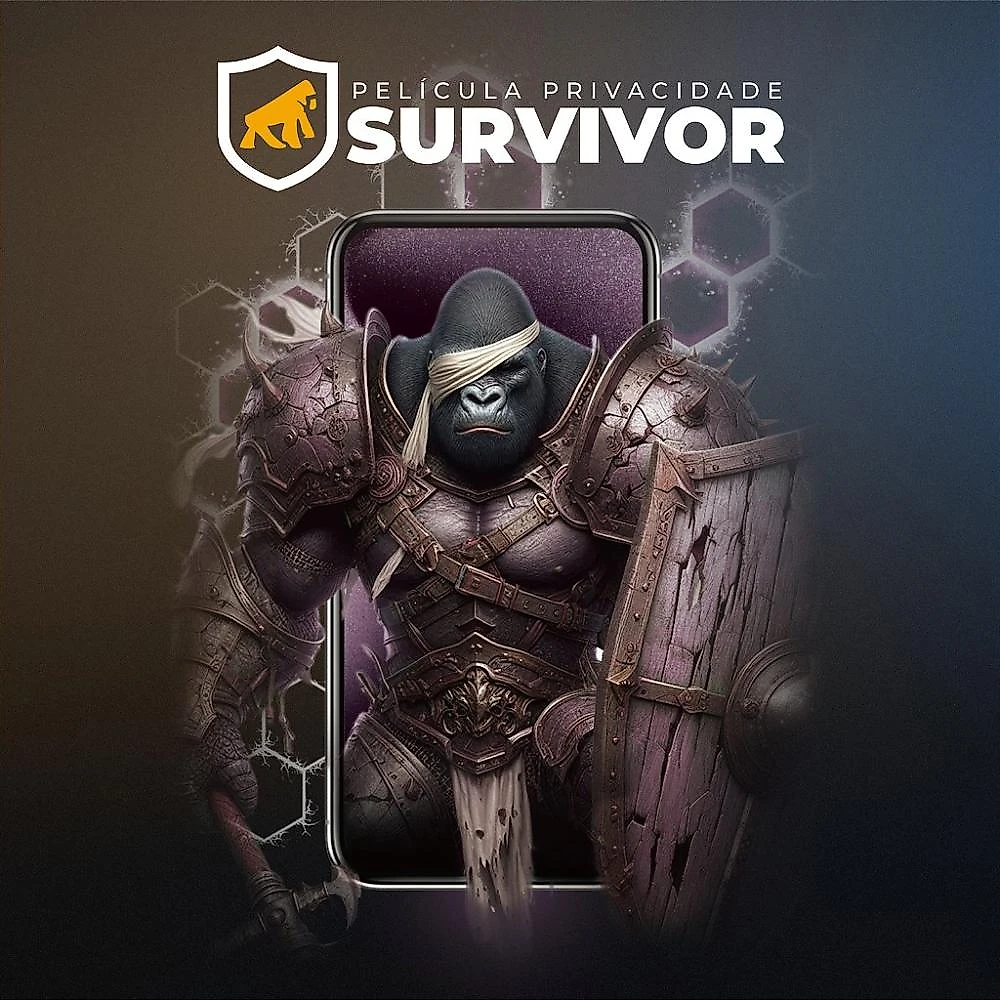 Película para iPhone 14 Pro com Aplicador - Survivor Privacidade - Gshield