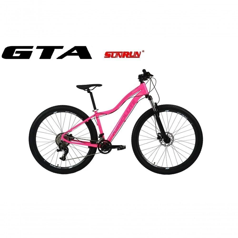 Bicicleta Aro 29 Feminina Absolute Hera Kit 2x9 Gta Sunrun K7 Freio A Disco Garfo C-trava Mtb rosa Tam: 17