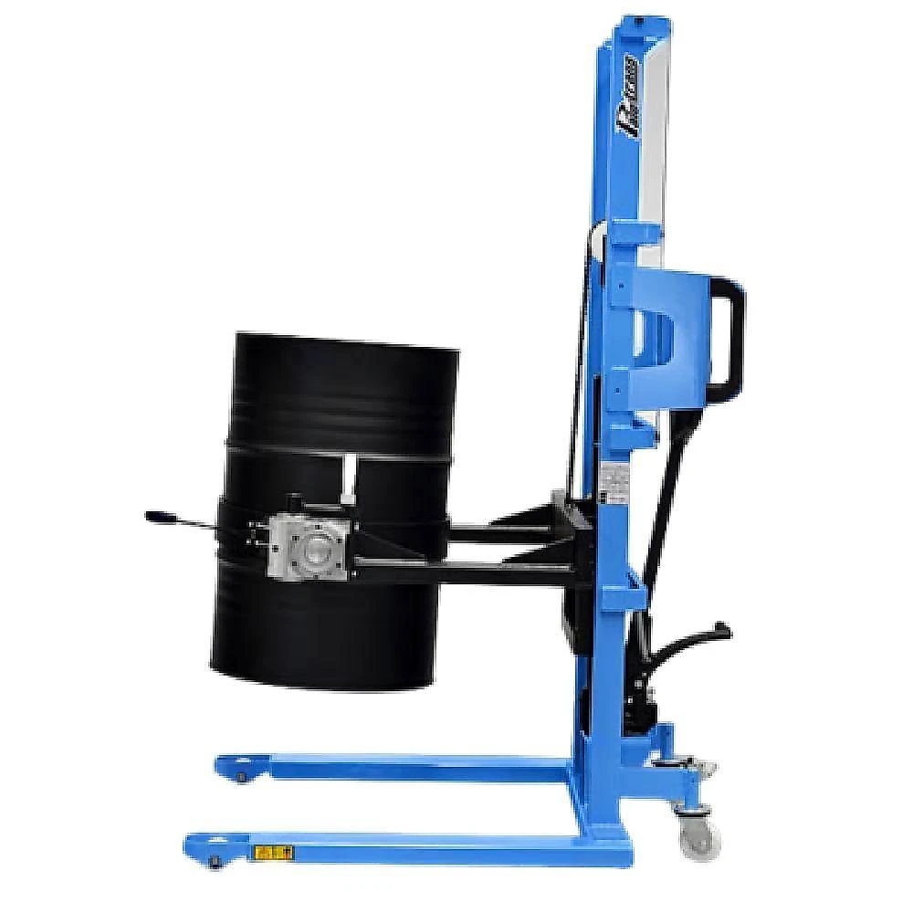 Empilhadeira Manual Gira Tambor PM319T Hidráulica para Tambores de Aço 200 Litros 300kg Paletrans
