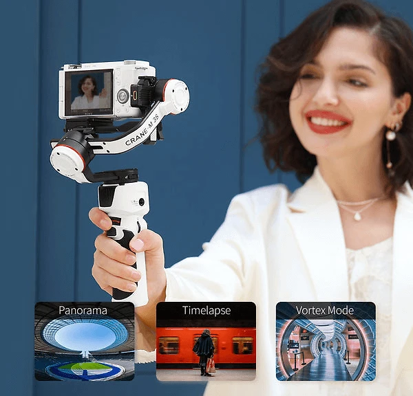 Estabilizador Gimbal Zhiyun Crane-M3 S Portátil Combo para Câmeras Mirrorless Compactas e SmartPhones