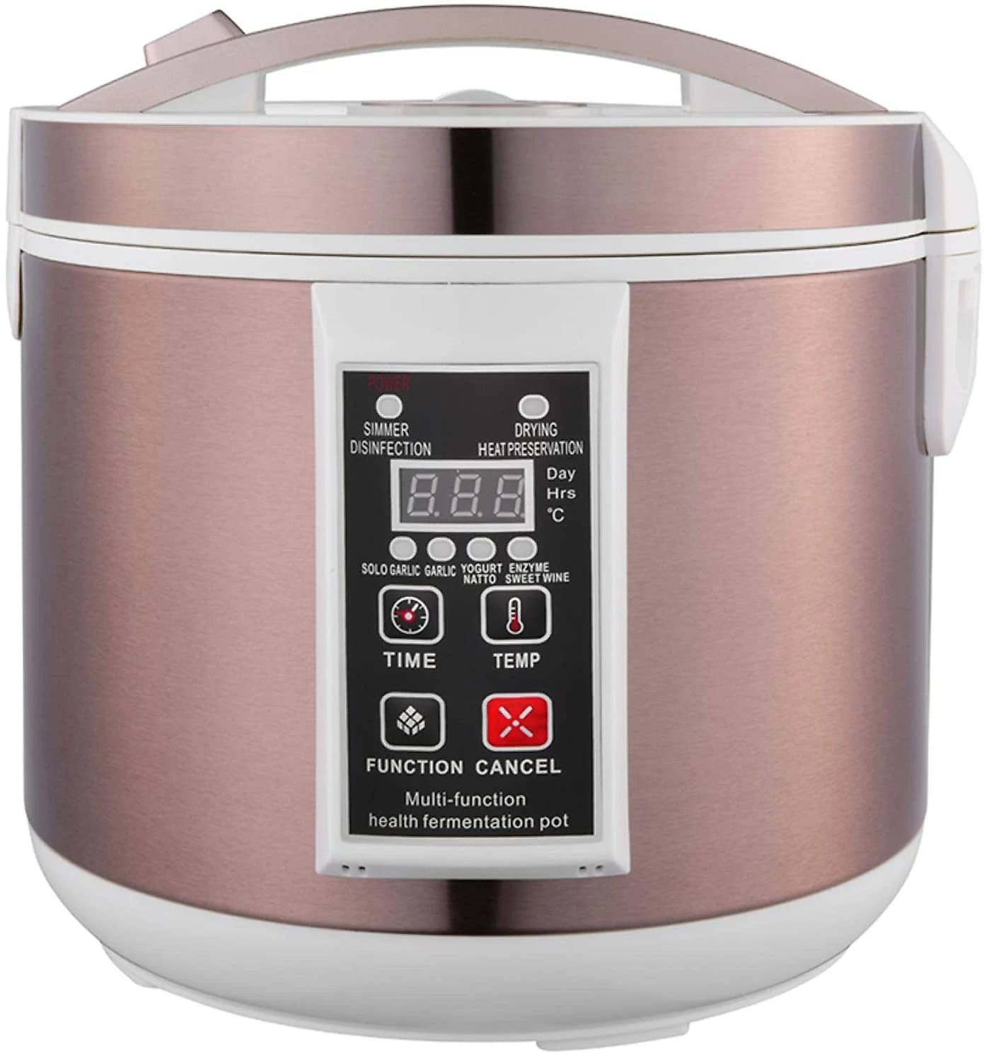INTSUPERMAI Máquina Fermentadora 5L para Produzir Alho Negro 110V Rose