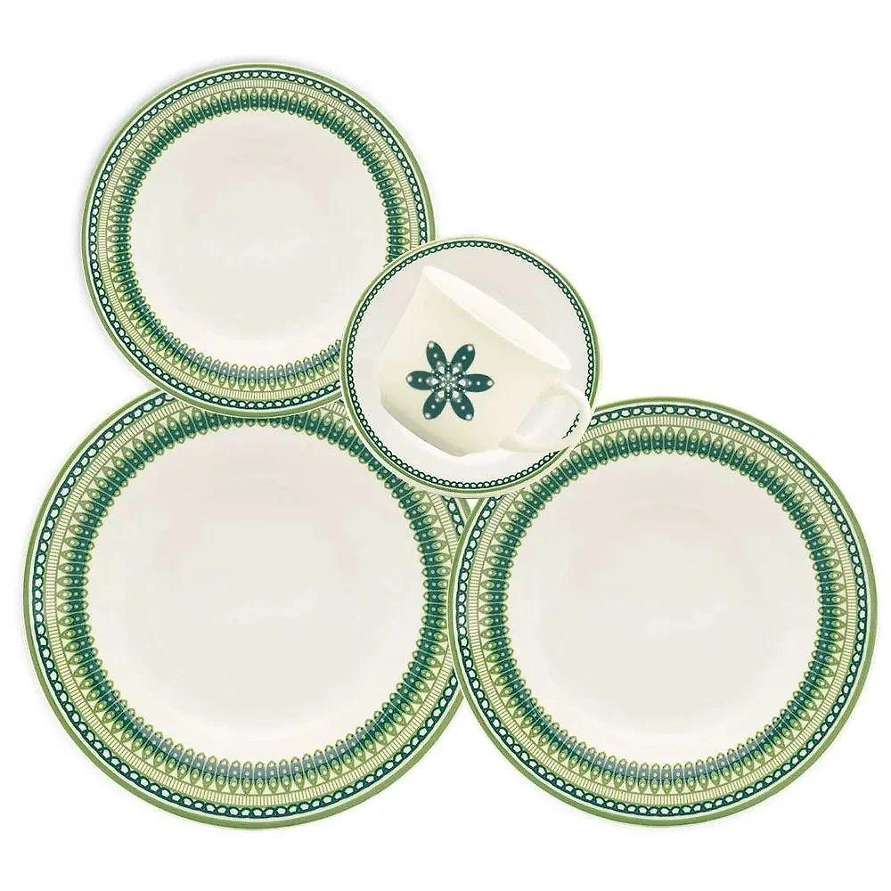 Aparelho De Jantar 30 Peças Donna Campestre Oxford