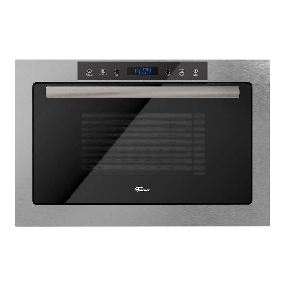 Micro-ondas de Embutir Fischer Infinity 25L com Grill Inox 110V