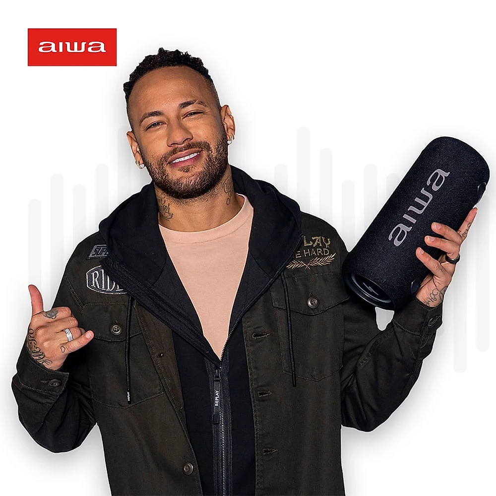Caixa de Som Speaker AIWA SP-04-LB 40W Bluetooth IPX5 BIVOLT