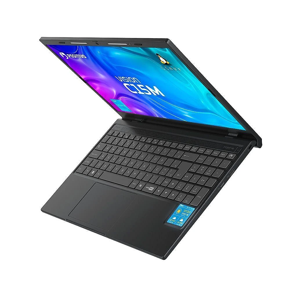 Notebook Positivo Vision C15M Intel® Celeron® N4500 Linux 8GB RAM 256GB eMMC 15.6" Full HD IPS – Minitela - Cinza