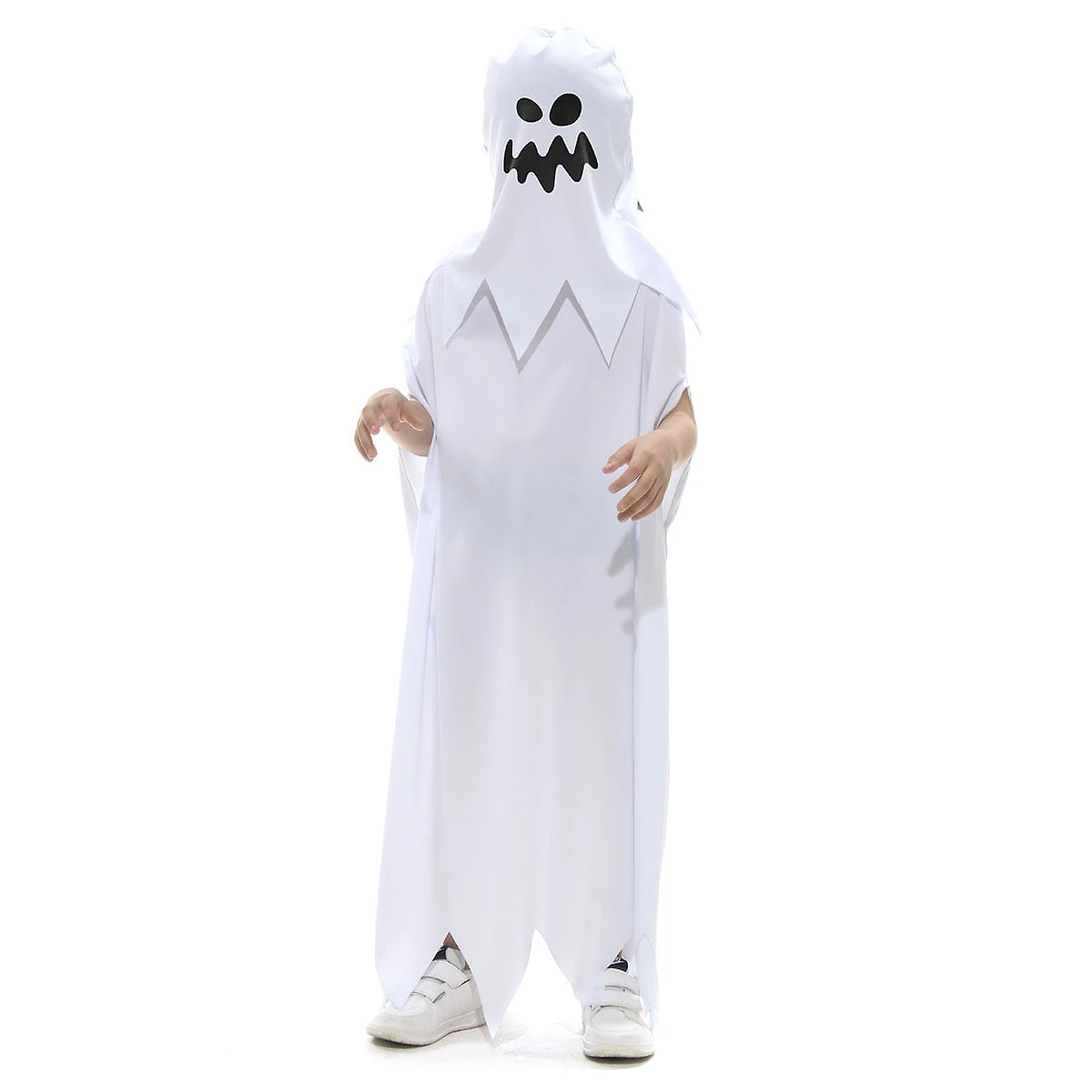 Fantasia Fantasma Túnica Infantil com Capuz - Halloween