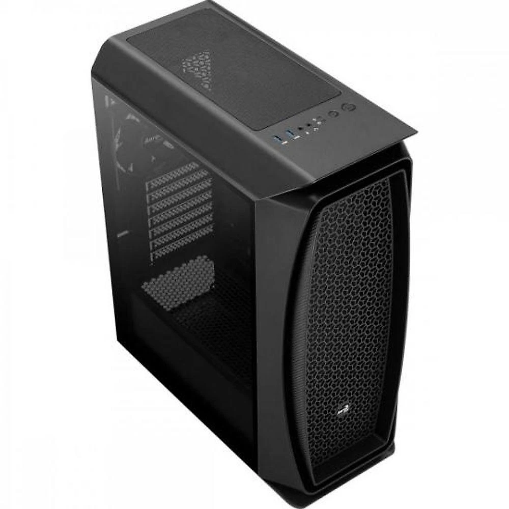 Gabinete Gamer Aero One Mid Tower ATX Micro-ATX Mini-ITX com Lateral em Vidro Temperado Preto