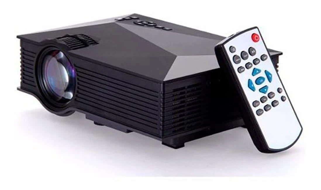Miniatura Datashow Projetor Profissional: 1800Lm, Hdmi, Controle