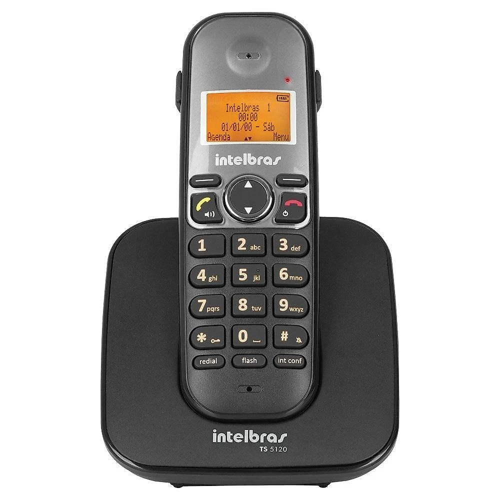 Telefone Interfone sem Fio Intelbras TIS 5010 para Comunicação com Até 7 Dispositivos e Ramais