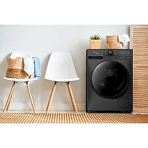 Lava e Seca Midea HealthGuard Smart MF200D130WB/GK Titanium com 14 Programas e Wi-Fi – 13/8kg 110V