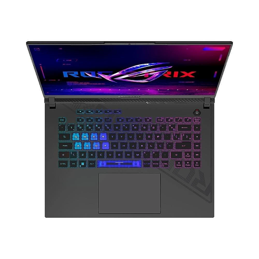 Notebook Gamer ASUS Rog Strix G16 Intel Core I7, 8gb Ram, GeForce Rtx 4050, Ssd 512gb, 16" Fhd, 165hz, Keepos, Eclipse Gray - G614ju-N3367