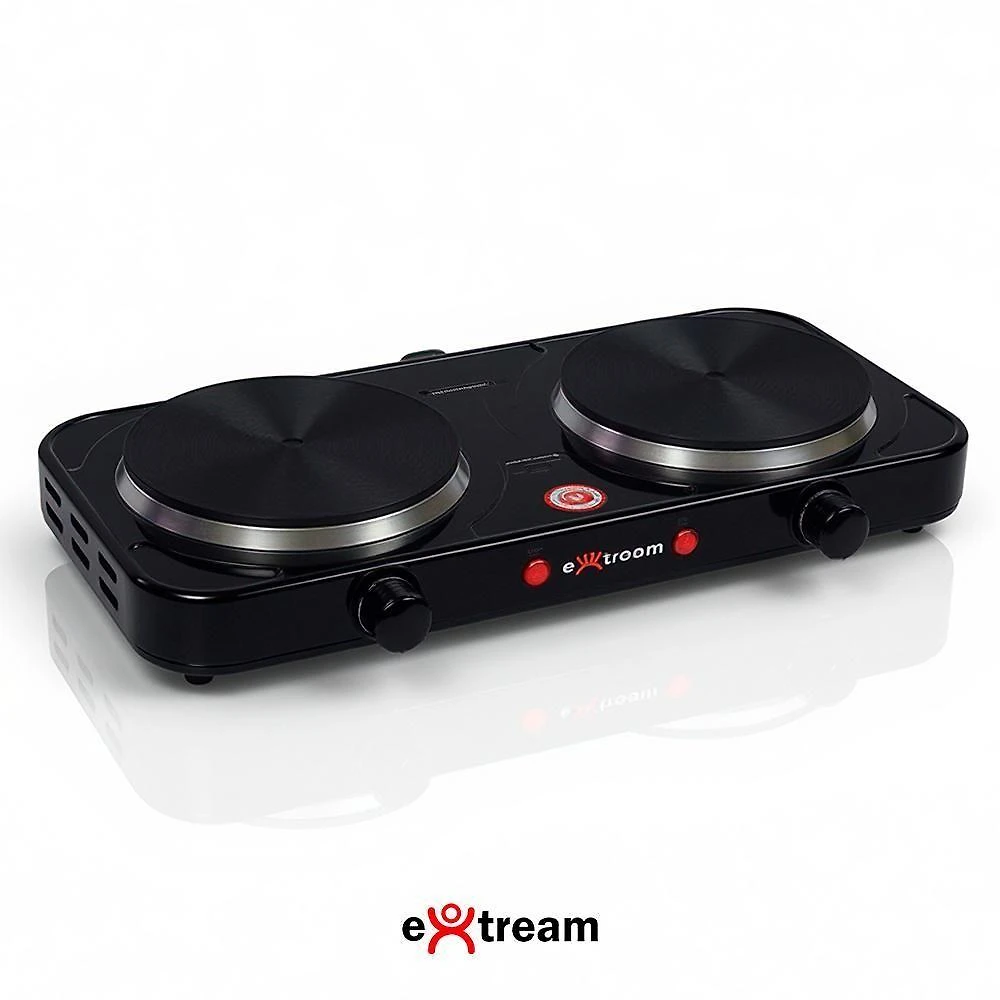 Fogão Elétrico Portátil Cooktop 2 Bocas CTEX2B10 2000W Preto 110V