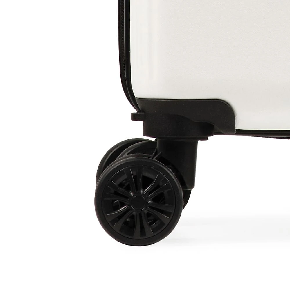 Mala de viagem média 23kg abs 4 rodas 26" my way off white m