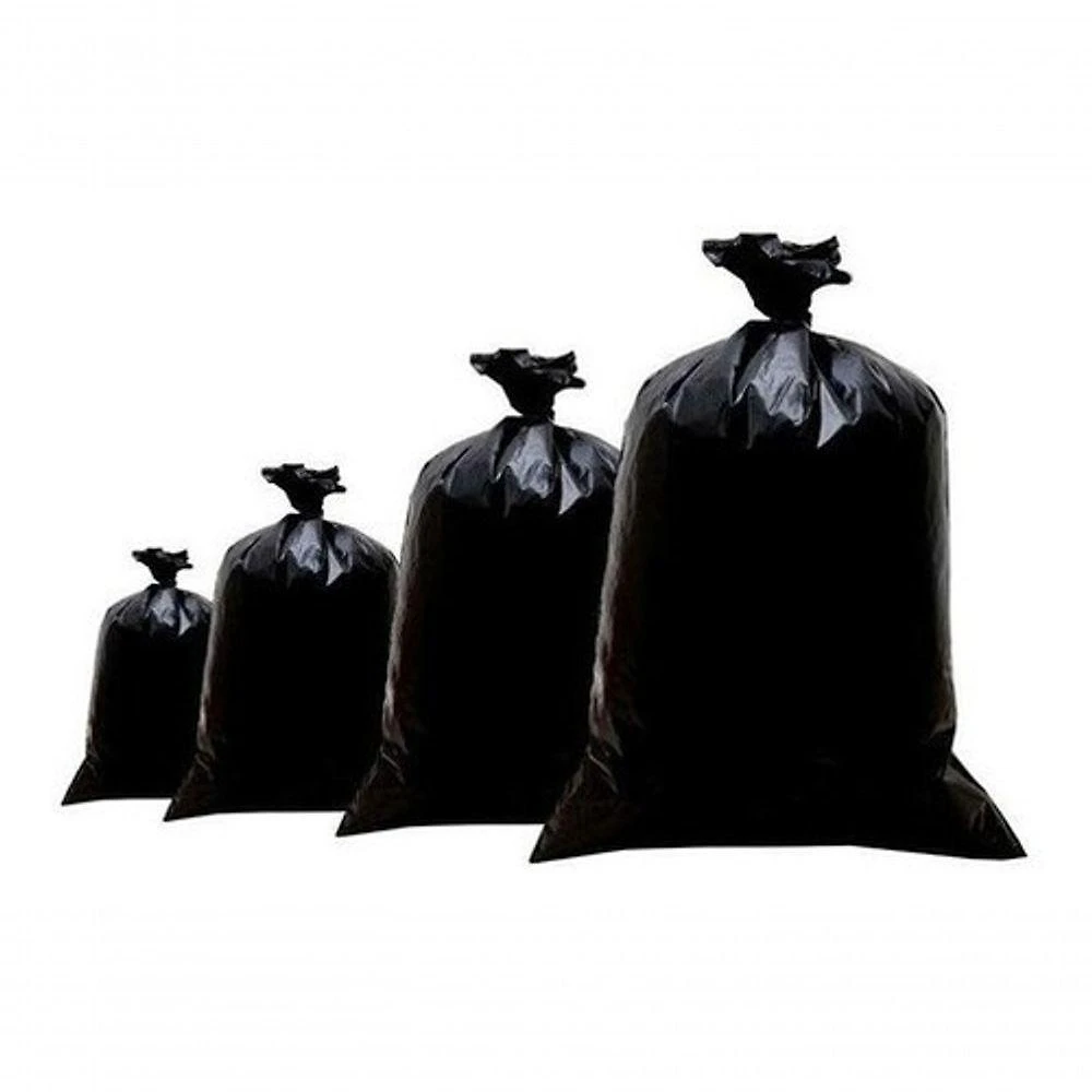 Saco de Lixo Preto Reforçado 100L Pacote com 100 Unidades em Polietileno 100% Higipack