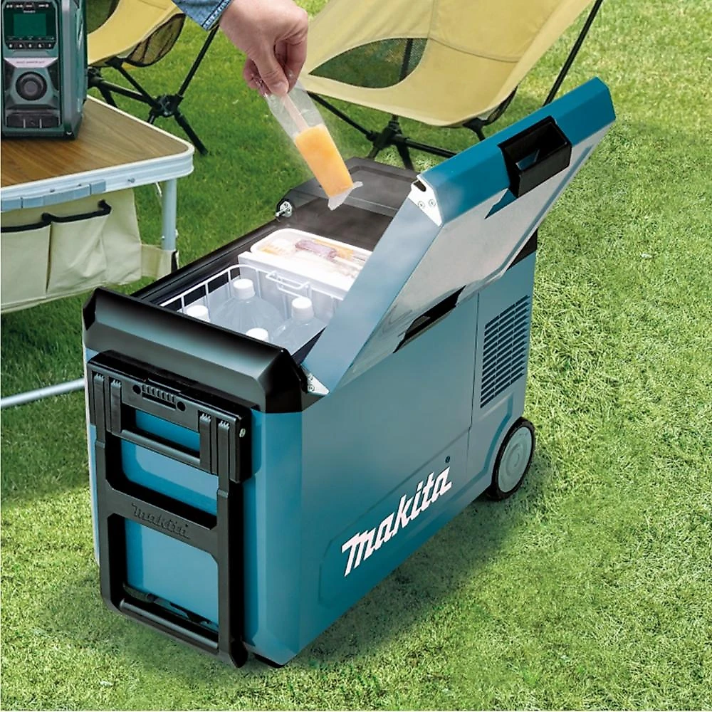 Caixa térmica makita refrigerador e aquecedor cw004gz sem bateria e carregador